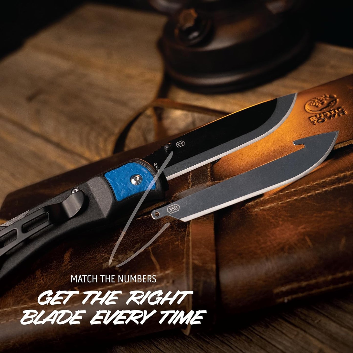 RazorLite EDC Pocket Knife 3.5” - Obsidian Black, Replaceable Blades & Clip for Camping, Hunting, Survival