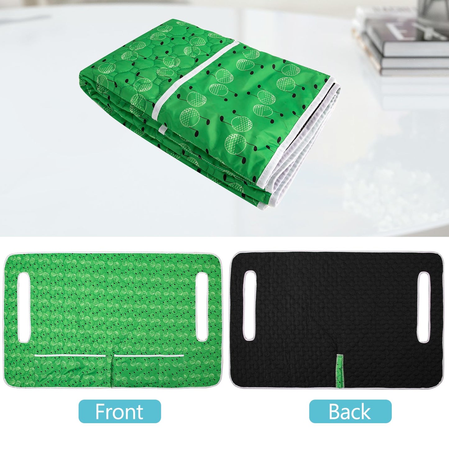 Golf Cart Seat Covers,EZGO Seat Cover,Heavy Duty Golf Cart Seat Blanket,Waterproof Travel Sports Cart Seat Cushion Covers for 2 Person Seats Club Car,Winter Golf Cart Accessories,Golf Cart Seat Cover