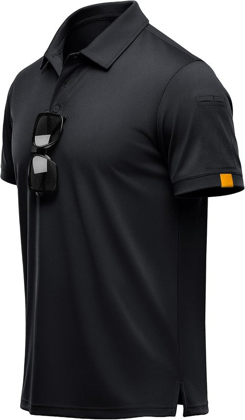 MAGCOMSEN Men's Polo Shirts - Short Sleeve Casual Golf Polos with Moisture-Wicking Performance | Stylish Business Attire