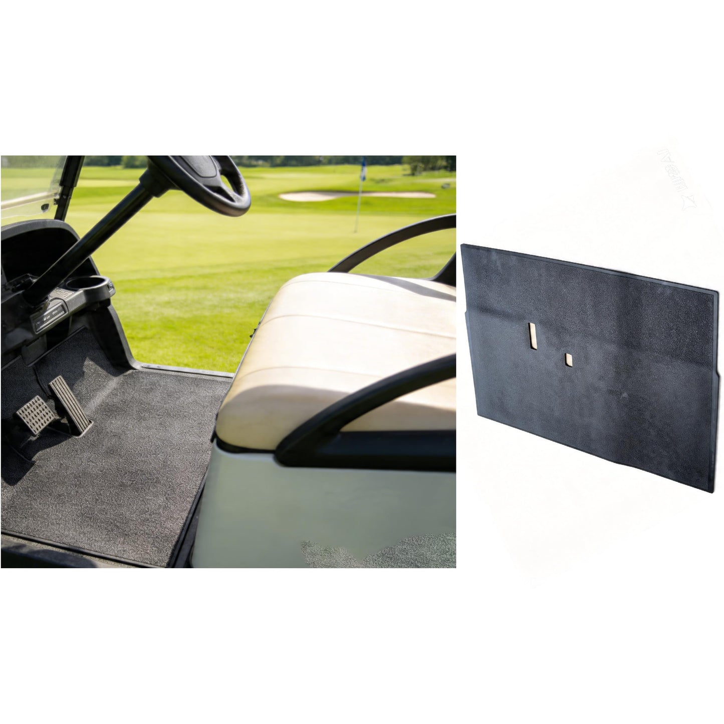 Golf Cart Floor Mat for Club Car DS Floor Mat for Golf Cart DS 1982-up Factory Size