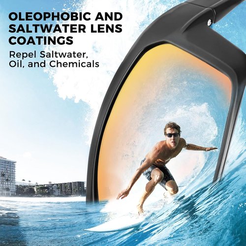 KastKing Huzzah Polarized Sport Sunglasses - UV Protection for Men & Women | Perfect for Driving, Fishing & Cycling