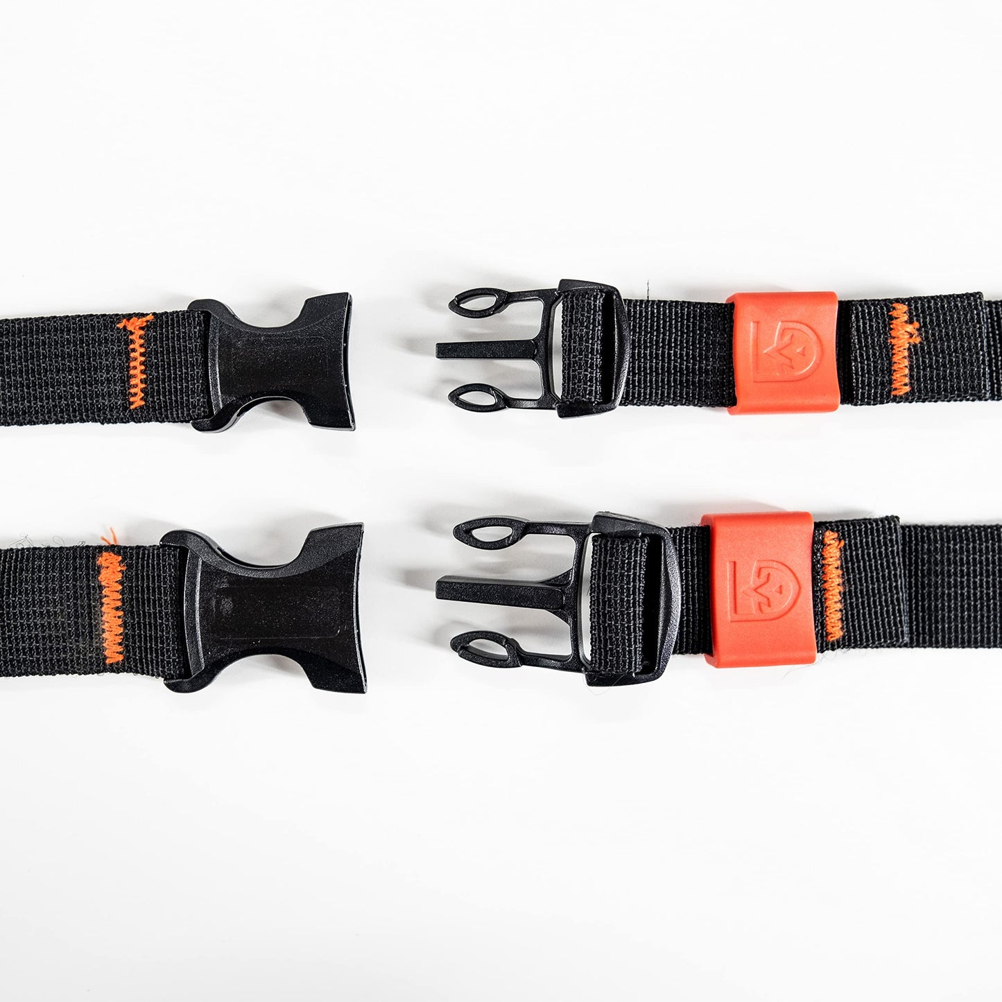 GEAR AID Utility Straps with Side-Release Buckle, Secure and Compress Camping, Biking, Hunting, Boating Gear, 1" Width, 40" Length