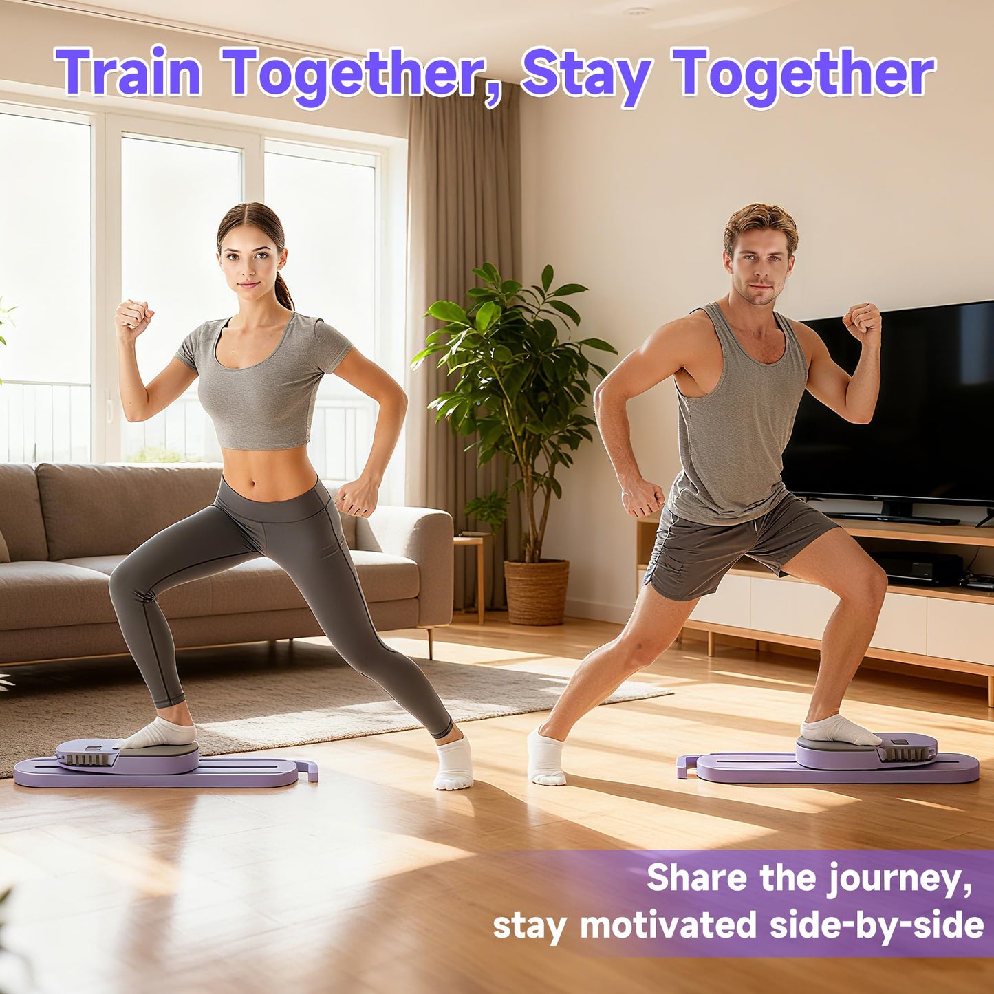 COSIEST Upgraded Split-Design Pilates Board, Foldable 2-in-1 Reformer for Solo & Partner Workouts, Full Body Home Gym Equipment for Core, Abs, Glutes, Strength Training with Resistance Bands & Roller