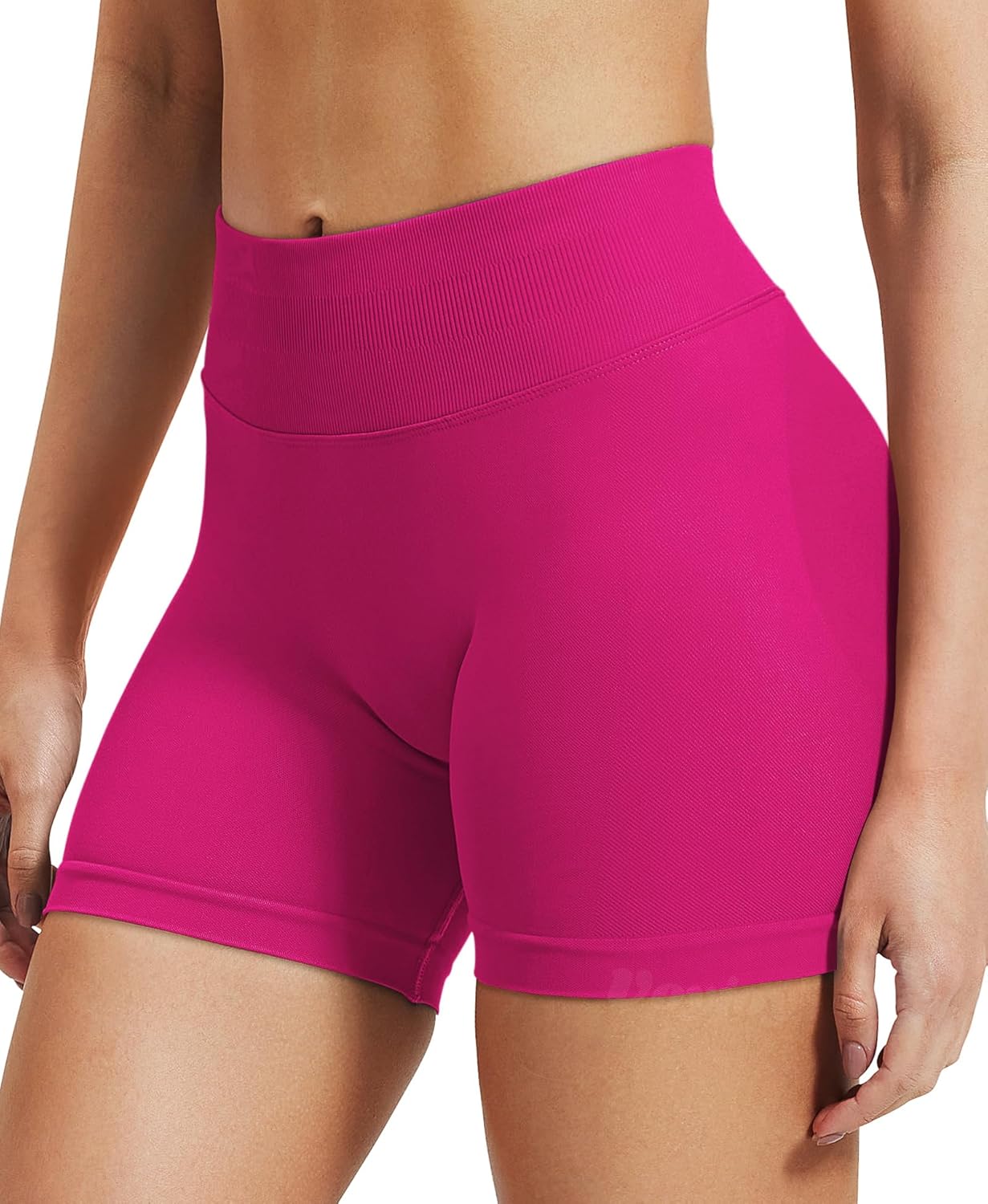 VOYJOY Women's Workout Shorts - Scrunch Butt Lifting Seamless Gym Biker Shorts | Available in 2.5", 3.6", 4.5", 6" Sizes