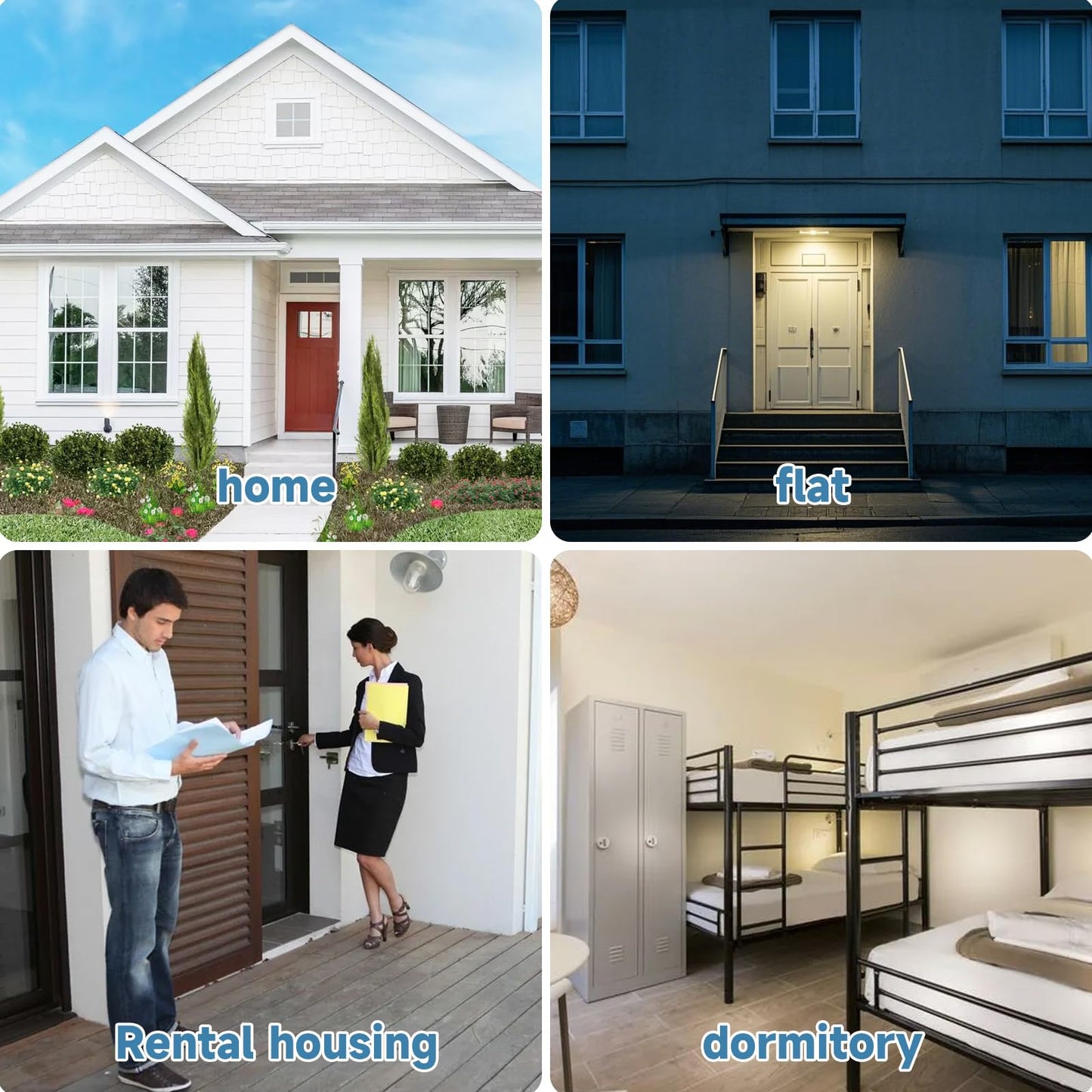 Anti-Theft Video Doorbell Mount Compatible with Ring/Blink Wireless Camera Doorbell, Adjustable Angle Doorbell Mount No-Drill Battery Doorbell Bracket for Houses, Apartments, Businesses（White