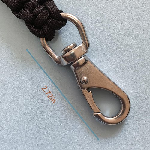 Water Bottle Handle Strap,Paracord Water Bottle Strap,Paracord Keychain Carabiner Clip,with Metal Hook