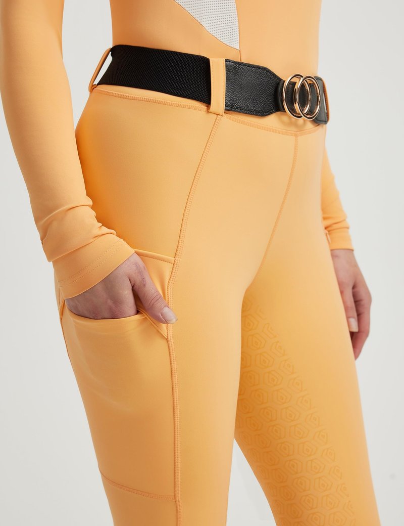 FitsT4 Sports Women's Bootcut Horse Riding Pants Full Seat Equestrian Breeches Summer Riding Tights Cabbage X-Small