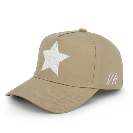 VINTAGE HAVANA Trucker Hats Women | Pearl Star | Western Retro Snapback Hat | Cute Trendy Caps One Size Khaki/Pearl