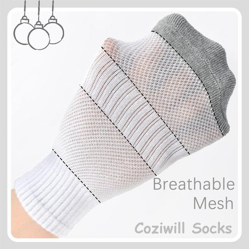 Girls Ankle Socks Kids Cushioned Athletic Quarter Socks Boys Cotton Short Sock Sports 7-10 Years Children 6 Pairs(2Grey+2Navy+2Pink, M)
