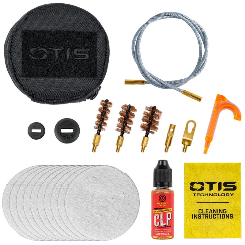 Otis Technology Universal Shotgun Cleaning Kit (.410-12 Gauge), Black
