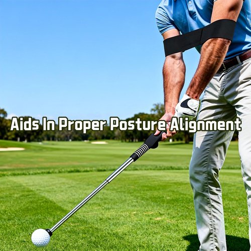 OXU ION Retractable Golf Swing Trainer, Golf Grip Training Aid for Strength & Tempo Practice – Click Feedback Stick for Chipping & Hitting, Portable Warm-Up Trainer for Beginners Indoor/Outdoor