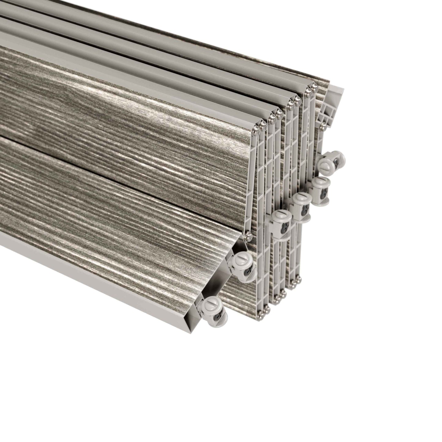 36" W Premium Foldable Accordion Doors, Double Walled Heavy Duty Folding Doors for Interior, Privacy Room Divider, Taupe