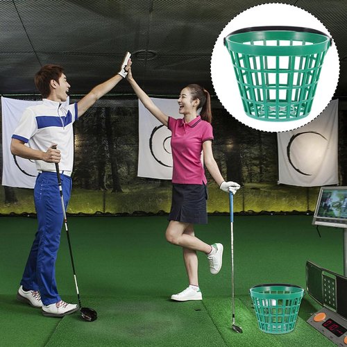 BESPORTBLE Golf Ball Basket - Durable Plastic Container with Handle for 25 Balls | Perfect for Outdoor Use