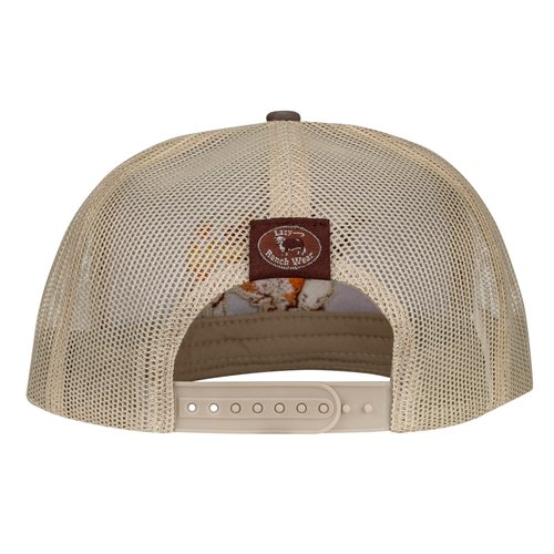 Lazy J Ranch Olive & Tan Apache Hereford Bull Classic Trucker Rope Hat - Lazy J Ranch Hats Adjustable Unisex Country Hats, Vintage Trucker Hat, Rope Hat