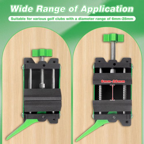 Loyala Golf Club Vise, Household Golf Club Regripping Kit Golf Grip Removal Tool, Golf Gifts for Men Women (Clamp)