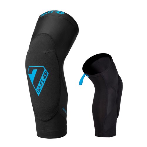 7 iDP Transition Knee Pads for Mountain Biking and Action Sports, Black (X-Large)