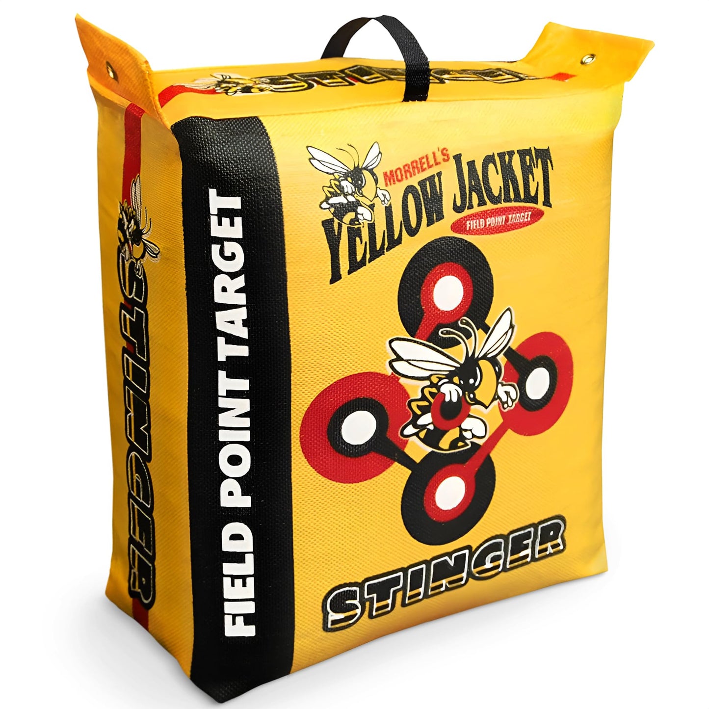 Morrell 2 Pack Field Point Archery Bag, Yellow Jacket Stinger Target for Adults with 2 Shooting Sides, 10 Bullseyes, & Carry Handle - 19 Pounds