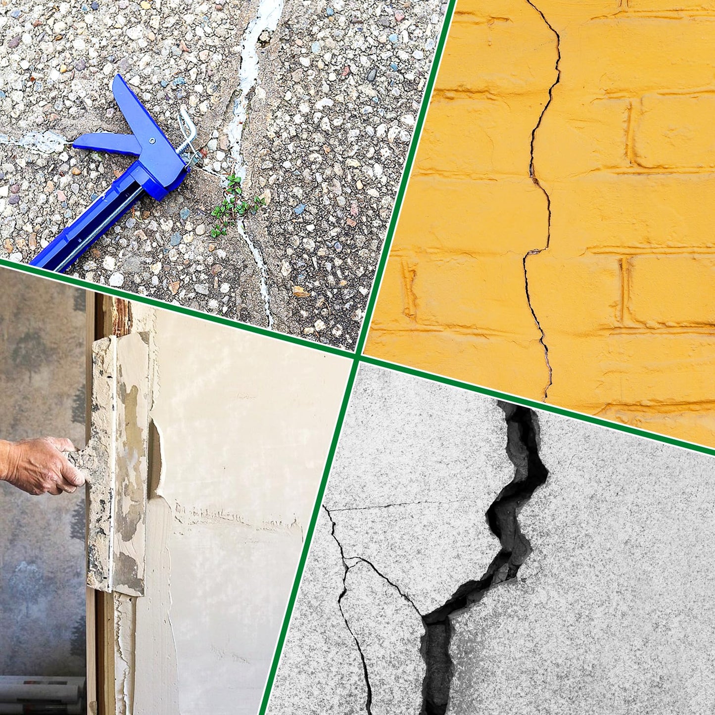 Foam Backer Rod for Gaps Concrete Crack Filler Joints Foam Gap Filler Caulk Saver Backing Rod Concrete Filler Rope (Black, 1/2 Inch x10 Feet)