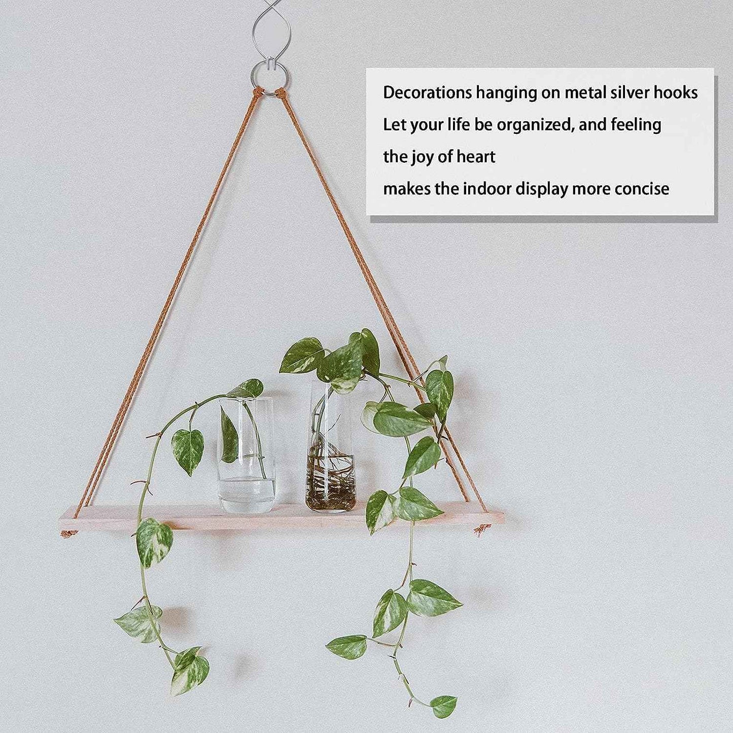 OALEN 60 Drop Ceiling Hooks for Classrooms & Offices, White Heavy Duty Ceiling Hooks for Hanging Plants & Decorations, Metal T-Bar Hooks for Suspended Drop Ceiling Tiles