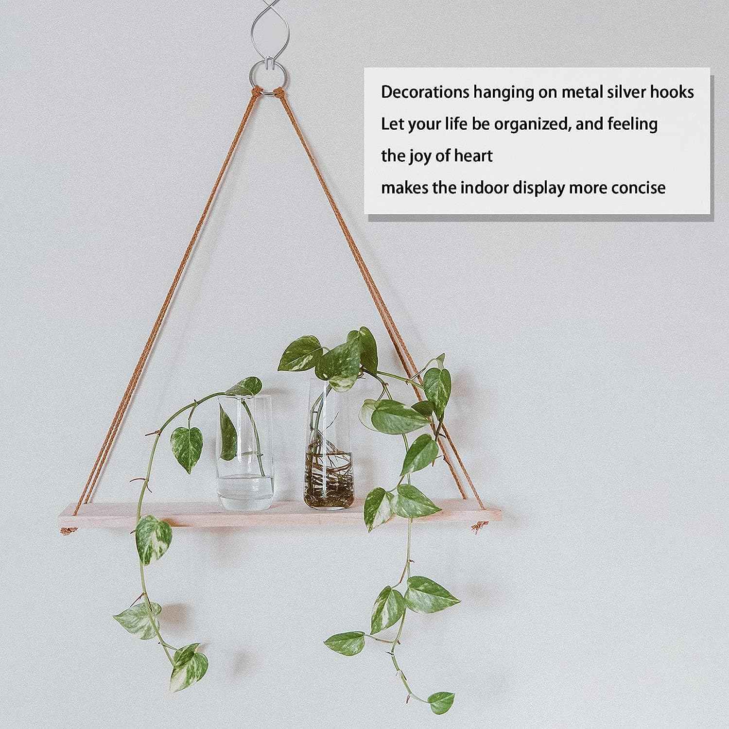 OALEN 60 Drop Ceiling Hooks for Classrooms & Offices, White Heavy Duty Ceiling Hooks for Hanging Plants & Decorations, Metal T-Bar Hooks for Suspended Drop Ceiling Tiles