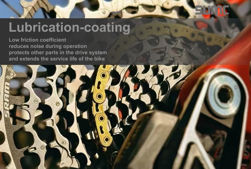 Bike Chain 116 Links 1/2”X11/128” for 11/22-Speed