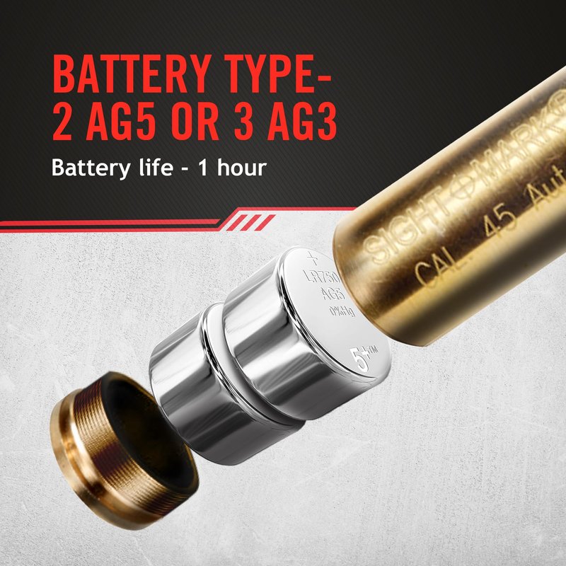 Sightmark .45 ACP Boresight with Red Laser