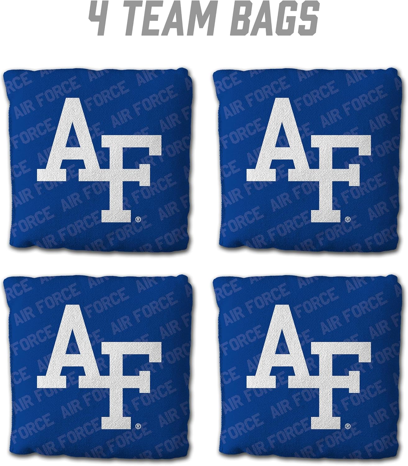 YouTheFan NCAA Cornhole Bags Set of 4 - All Weather Regulation 6” x 6” - 16oz Weight - USA Made