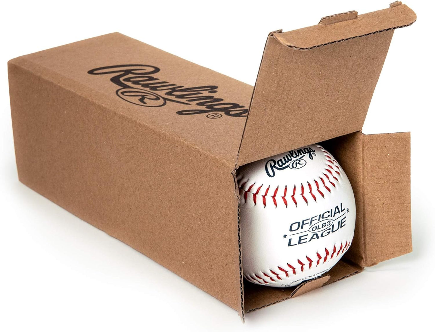 Rawlings Official League Baseballs - Recreational Practice Balls for Youth | 8U | 3 Count