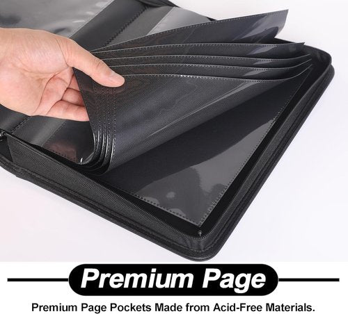 D DACCKIT Comic Binder - Premium Comic Book Album with Sleeves | Holds 24 Regular Comics (Golden Yellow)