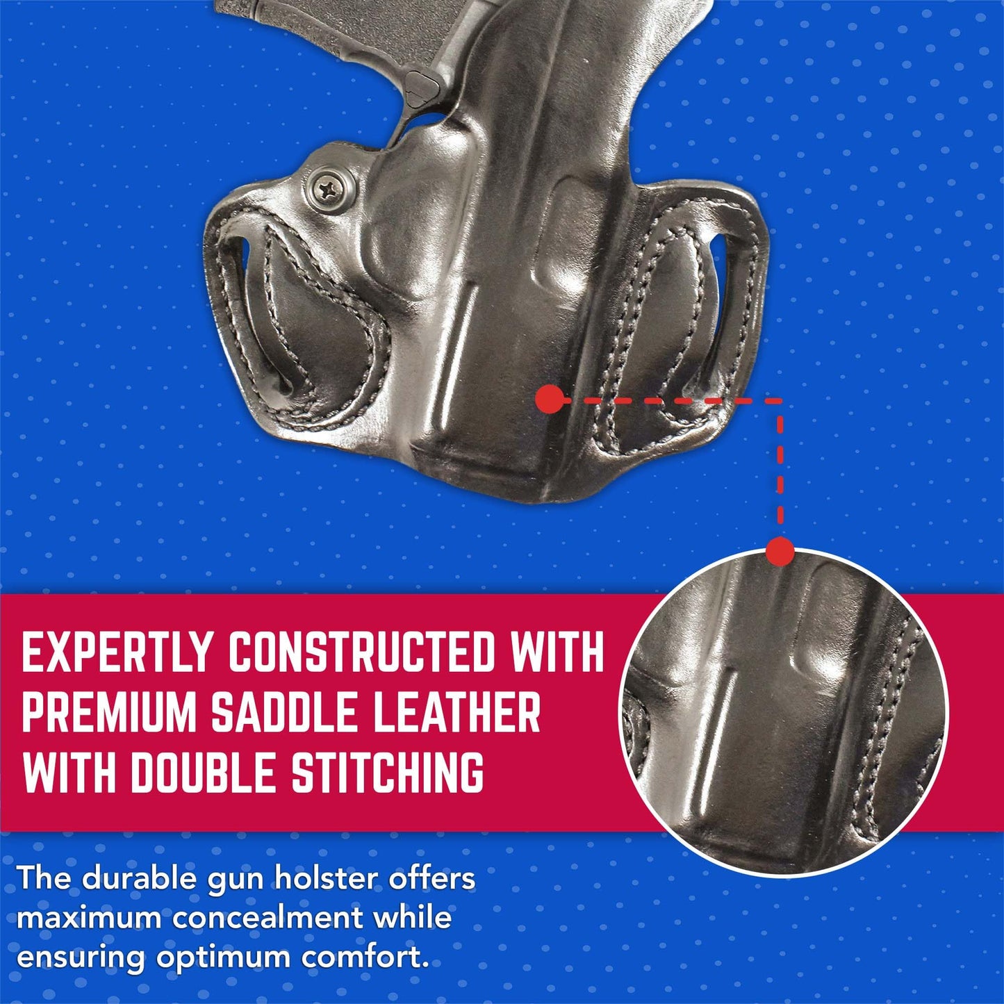 DeSantis Thumb Break Mini Slide, Black, Left, FITS: SIG SAUER P365, P365 XL W/ ROMEO ZERO, P365 XL, P365 SAS