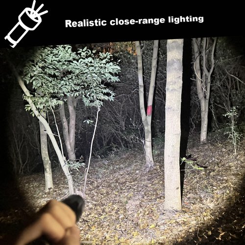BulkWise 4 Pack Rechargeable Flashlights High Lumens, Bright 1 Mode Small Flashlight Powerful Tactical Flashlights Rechargeable, LED Flash Light Zoomable for Camping Hiking Emergency Gift
