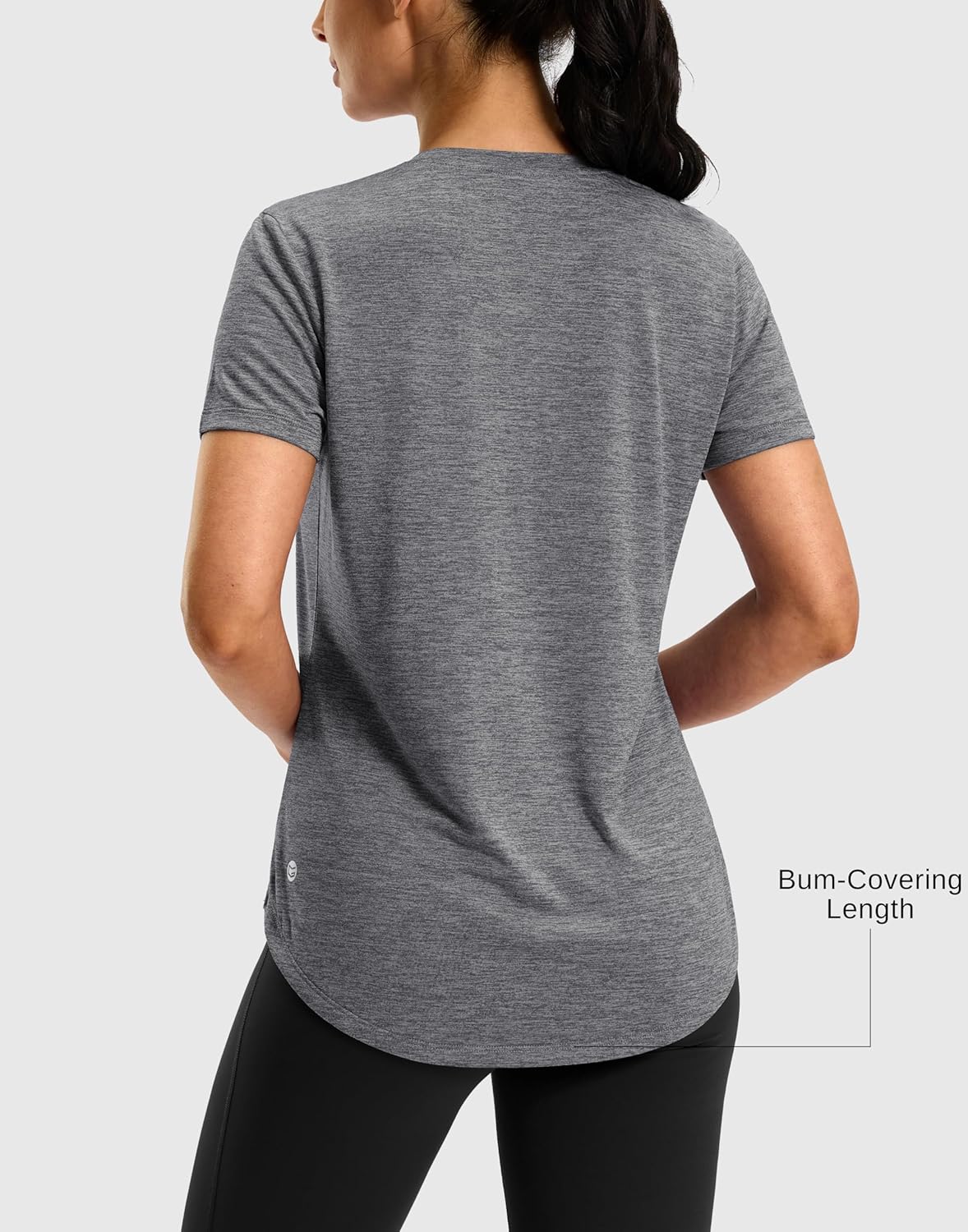 Skiennix Women's Workout Shirt - Lightweight Short Sleeve Athletic Top for Hiking & Running