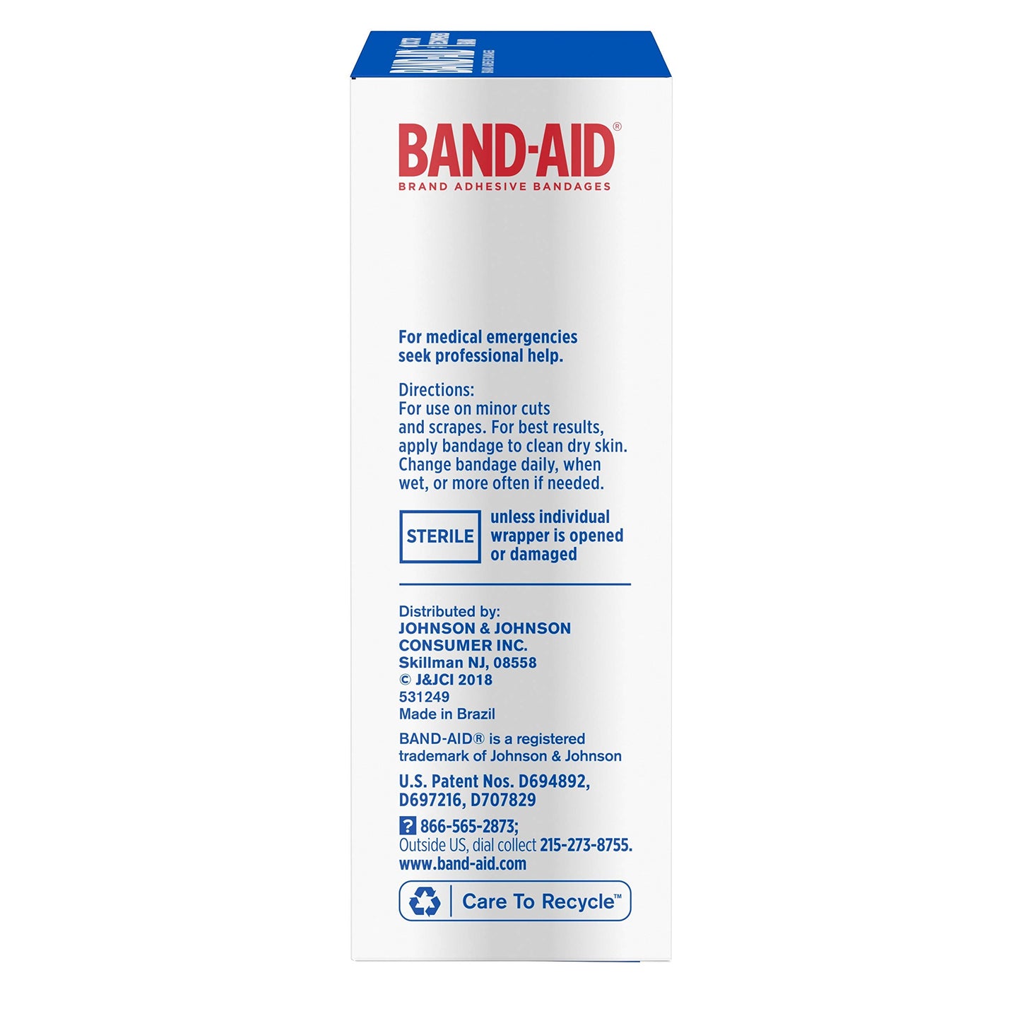 Band-Aid Brand Flexible Fabric Adhesive Bandages for Wound Care and First Aid, All One Size, 30 ct