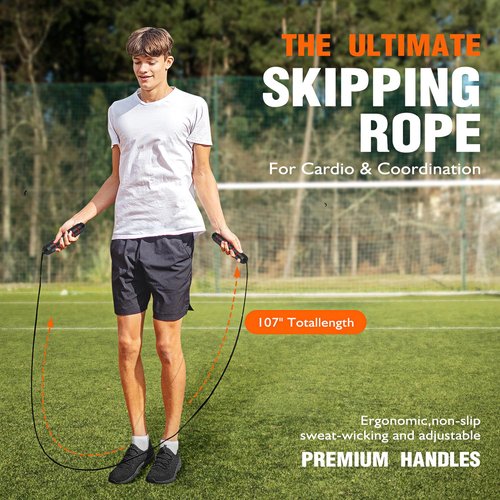 UZTUGG Agility Ladder Speed Training Set - 20ft Agility Ladder with 12 Cones, 4 Hurdles, Jump Rope, Running Parachute & Carry Bag for Soccer, Basketball, Football, Kids & Adults