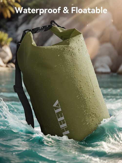 HEETA Waterproof Dry Bag - Lightweight Roll Top Storage for Travel & Outdoor Adventures | 5L/10L/20L/30L/40L