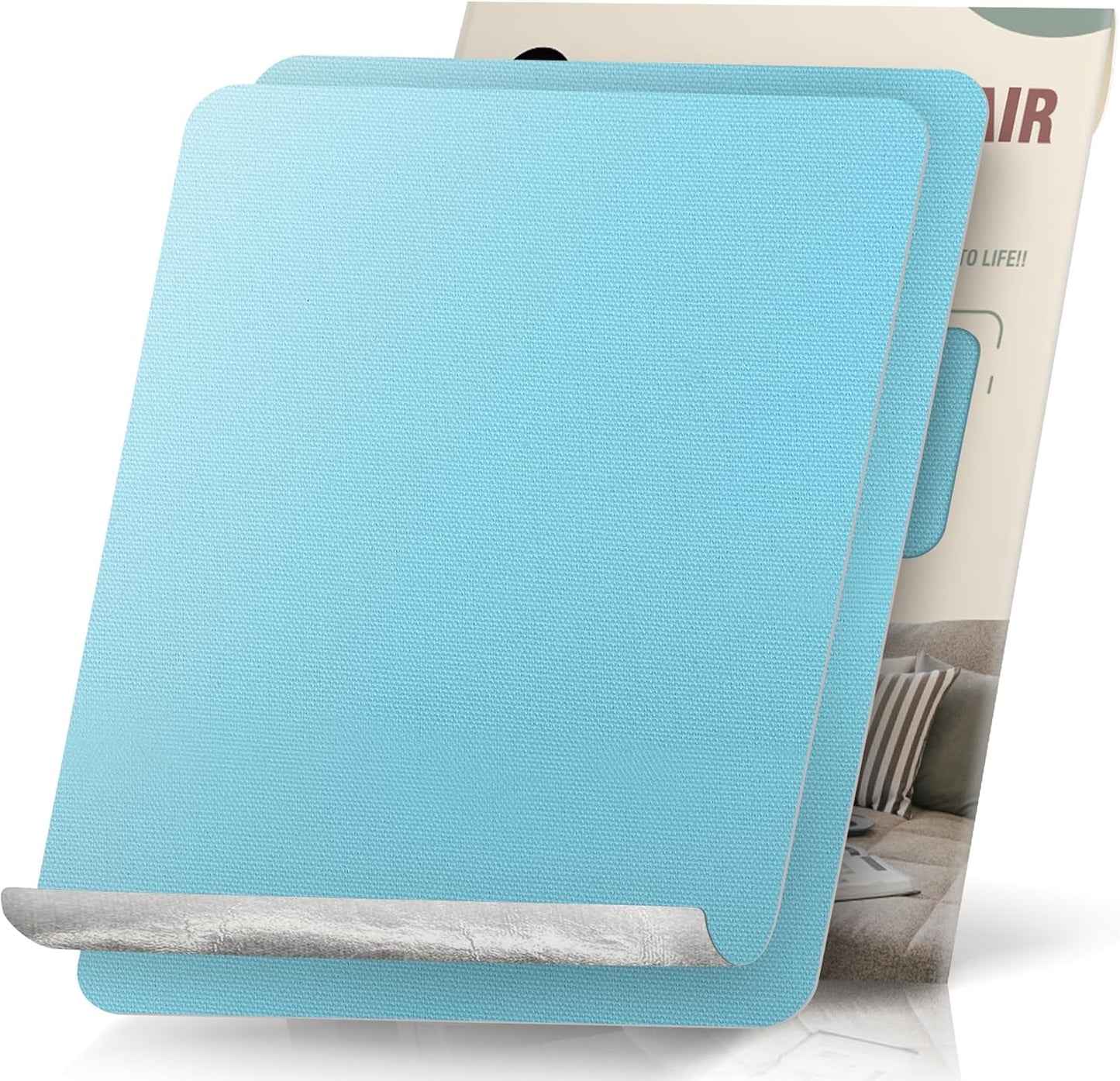 OAZ Canvas Repair Patches - Self-Adhesive Waterproof Fabric Kit for Outdoor Gear | 9 x 11 Inch, Blue