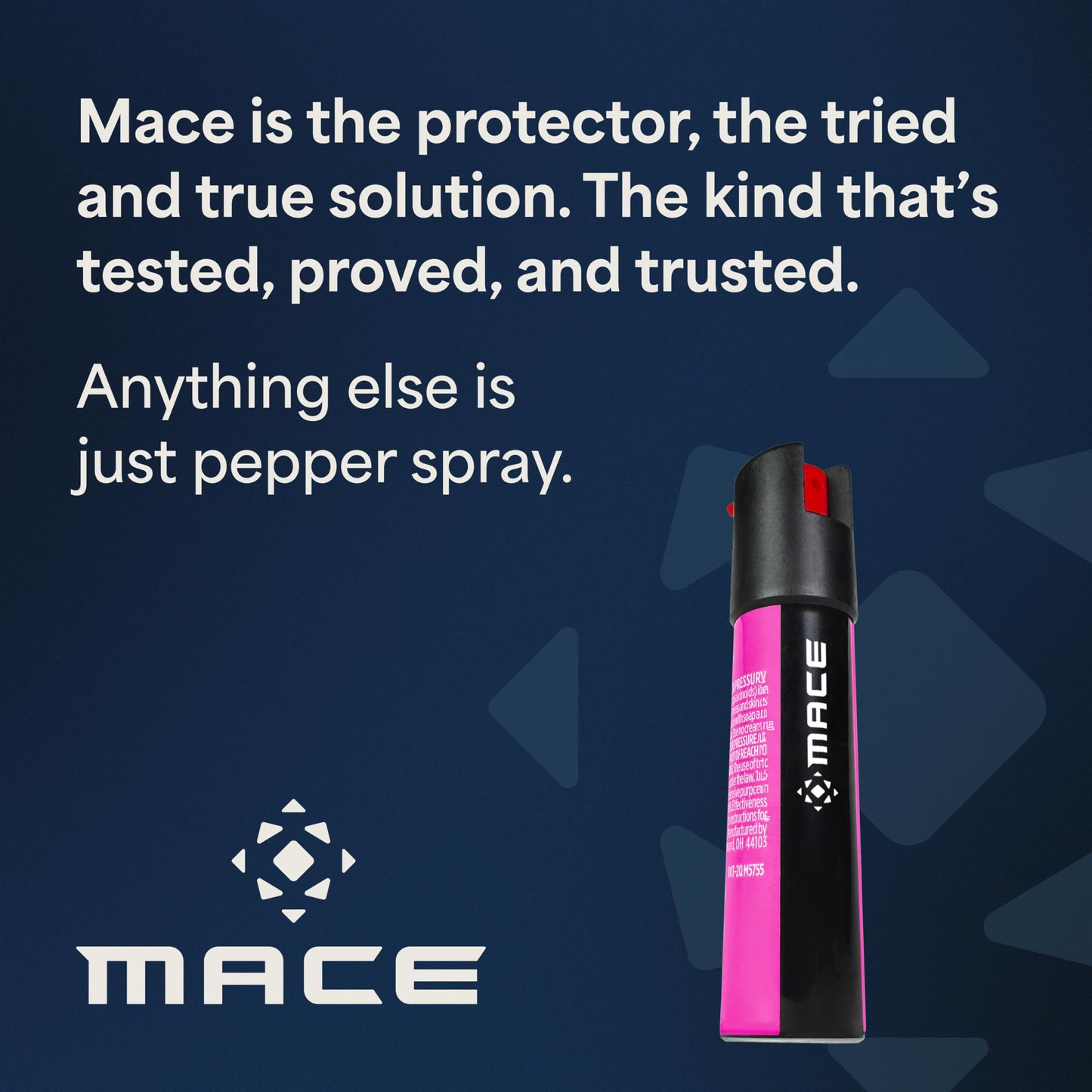 Mace Pepper Spray - 2-Pack Twist Lock Model, 0.63 oz, 12 Feet Range, Max Police Strength, Long Lasting UV Dye, Leakproof Design, Self Defense Pepper Spray for Women & Men - Neon Pink