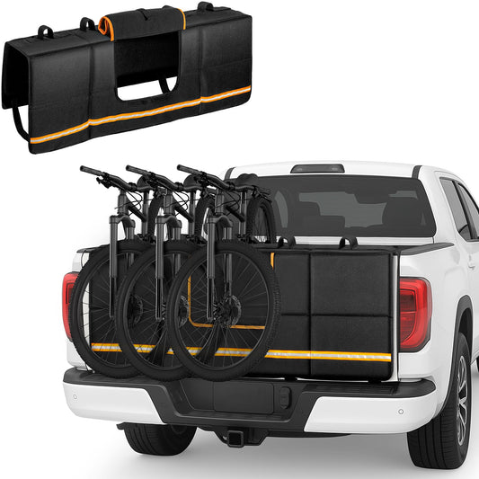 Marscamd Tailgate Bike Pad for Full-Size Pickup, 61" Wide, Holds 6 Bikes
