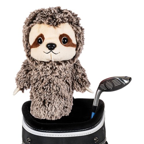Daphne's Headcovers Sloth Hybrid Headcover | Funny Golf Club Covers | Golf Head Covers for Hybrid & Fairway Wood | Stylish Golf Club Head Covers | Golf Hybrid Cover | Men’s & Women’s Hybrid Headcover