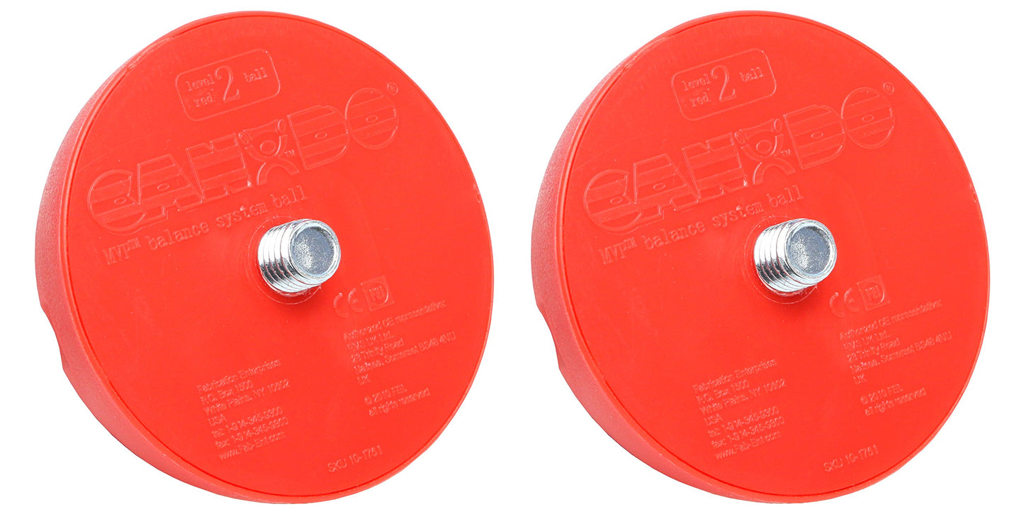 CanDo 10-1761-2 MVP Balance System, Level 2, Red Ball Pack of 2