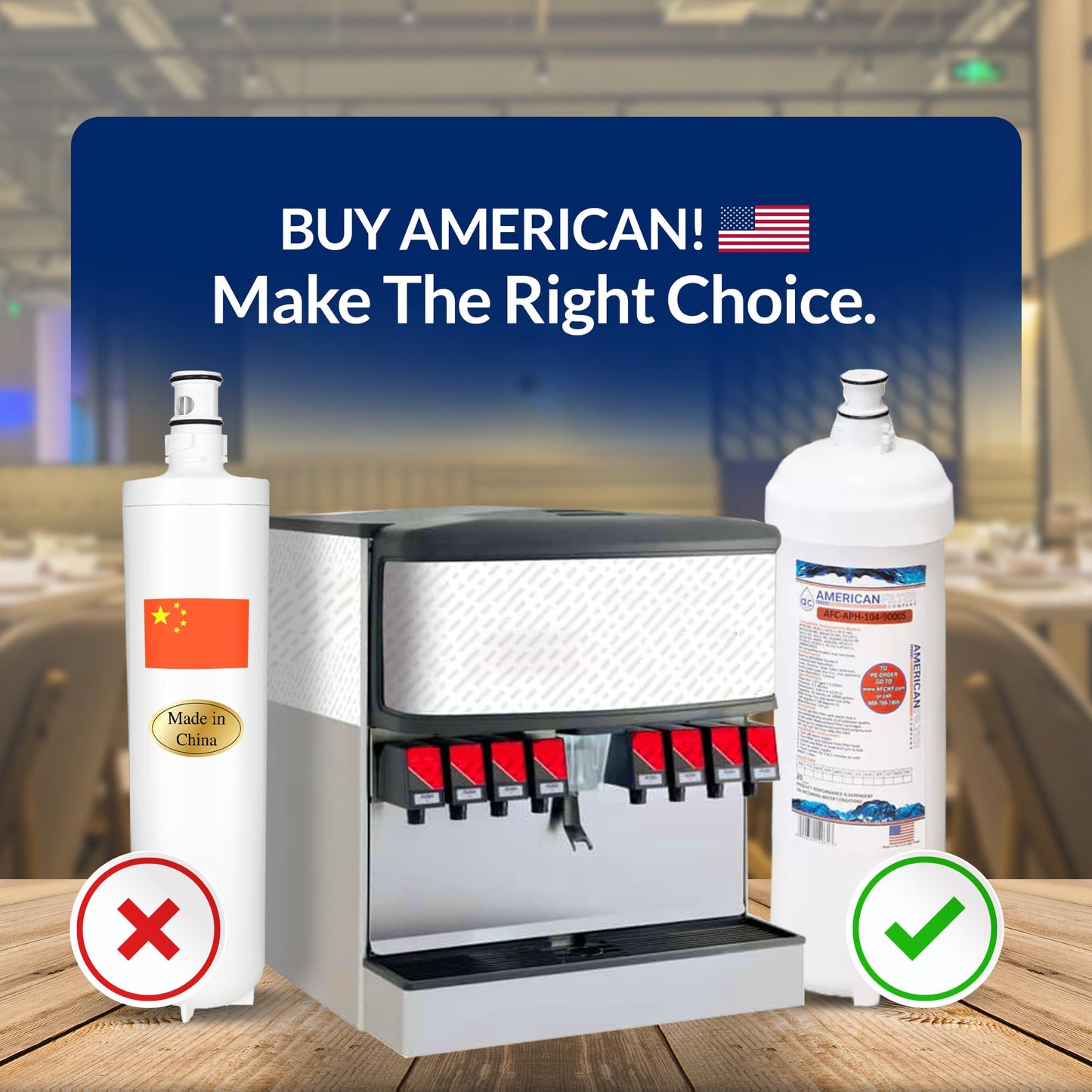 American Filter Company®, water filter, Model # AFC-APH-300-25000SKH, Compatible with 3M(R) HF40-S Filter New American Filter Company® Model # AFC-APH-300-12000S 1-Filter