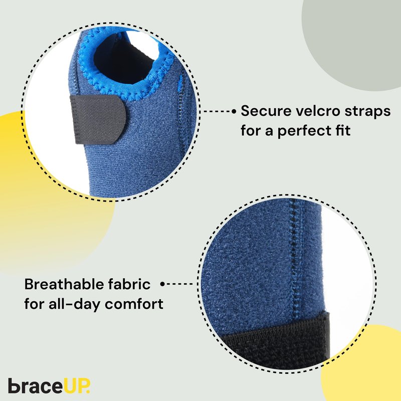 BraceUP Stabilized Kids Wrist Brace- Youth Wrist Support, Kids Wrist Splint, Child Wrist Brace for Daily Use, Boys and Girls height 3’3” to 4’11”, size 3-12 (Left Hand)
