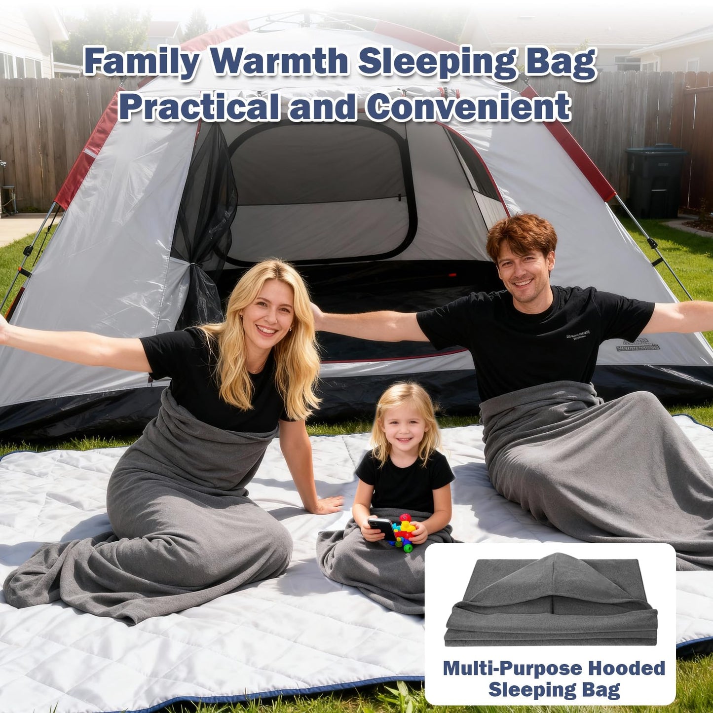 Sleep Pod for Deeper Sleep - Full Body Enveloping Blanket Hoodie