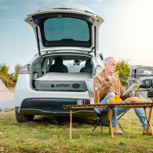 GOTIDY Jeep Mattress with Wireless Air Pump, 10inch SUV Air Mattress Camping Bed for Jeep Wrangler JK JKU JL JLU Unlimited 4 Door Ford Bronco Subaru Forester