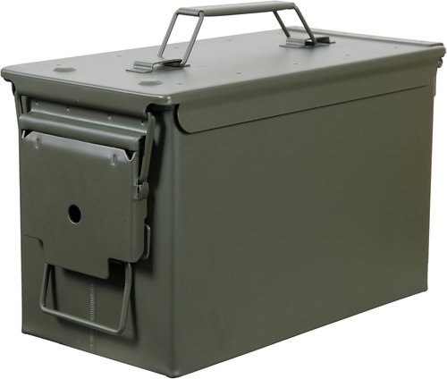Fortress 50 Caliber Metal Ammo Can - Durable Storage for Ammo & Gear | Heavy-Duty Design