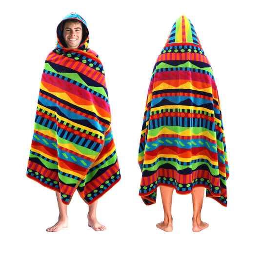 COTTON CRAFT Hooded Beach Towel – Oversized 39x68-100% Cotton Beach Towel