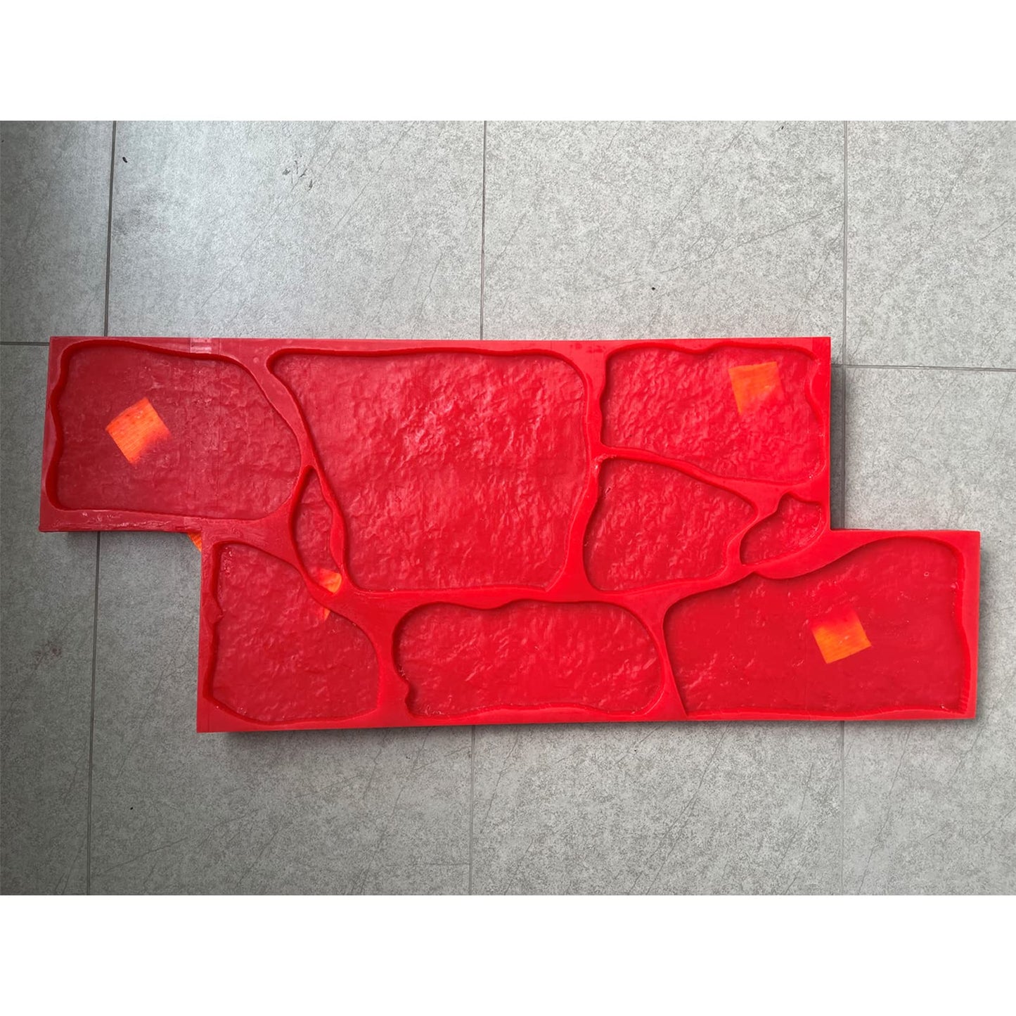 Concrete Stamps Realistic Concrete Texture Mat Concrete Seamless Stamp Mat Polyurethane Stamps Concrete Texture Skin Provides Natural-Looking Textures on Walls or Ground Concrete Molds