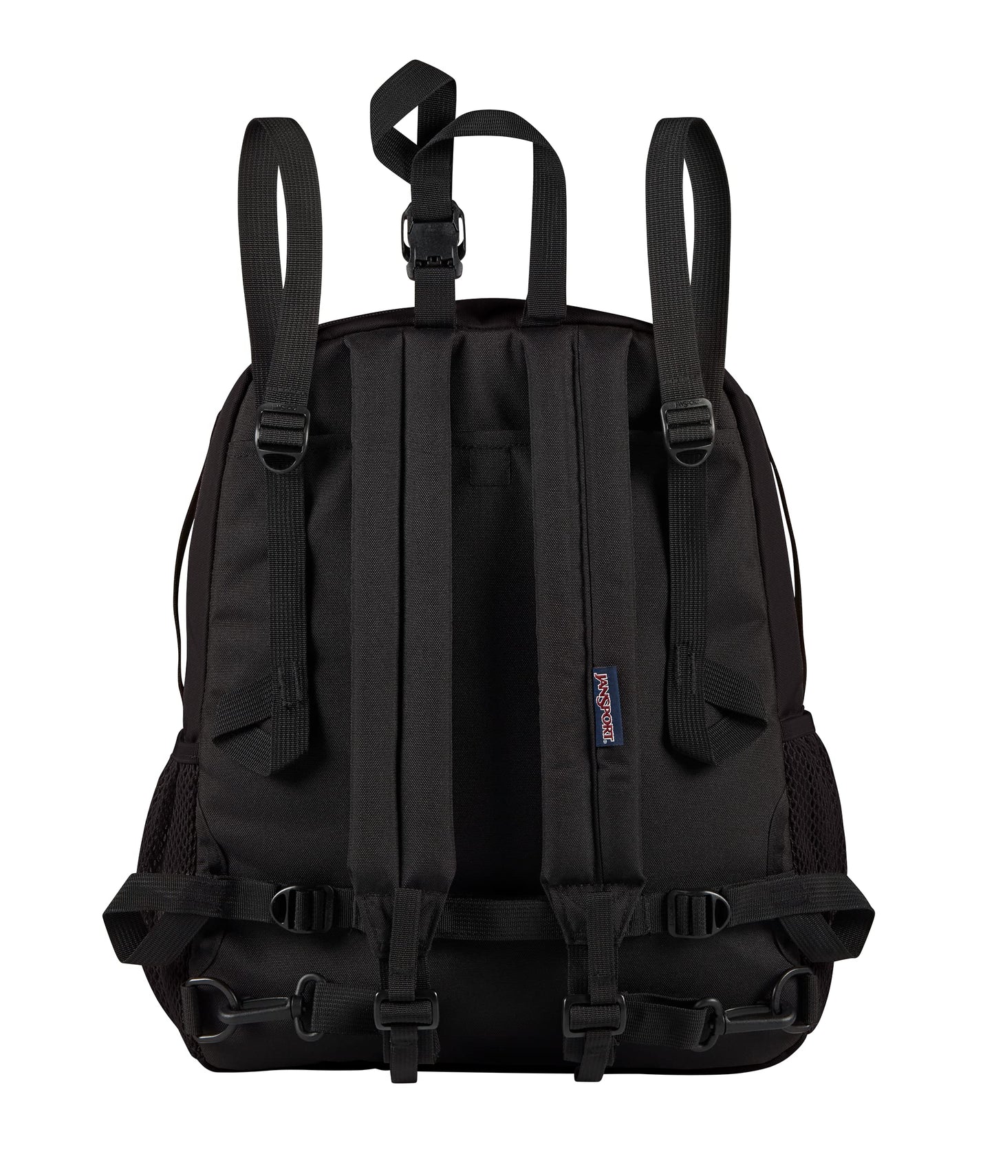 JanSport Central Adaptive Backpack – Wheelchair & Walker Compatible, Tuck-Away Shoulder Straps, Adjustable Backrest Loops & Anchor Straps, Iconic Design, Black