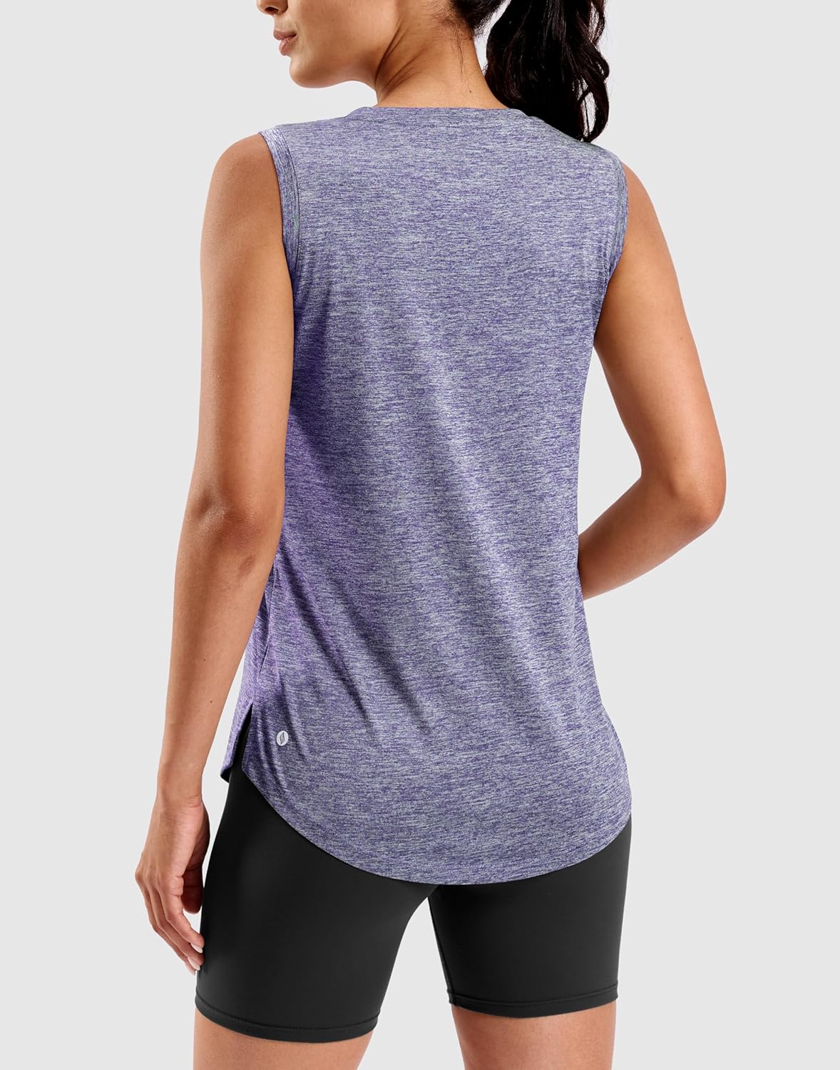 SANTINY Women's Lightweight Sleeveless Workout Tank Top - Athletic Gym & Yoga Shirt, Loose Fit
