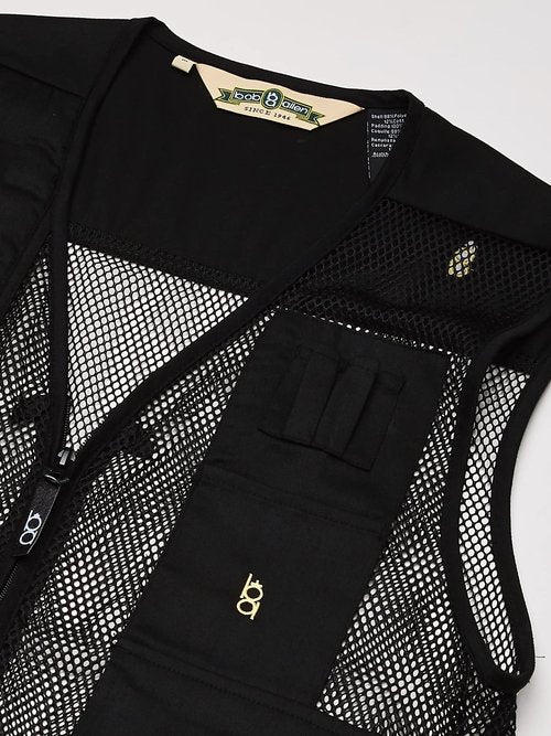 Bob-Allen Shooting Vest, Right Handed, Black, Medium